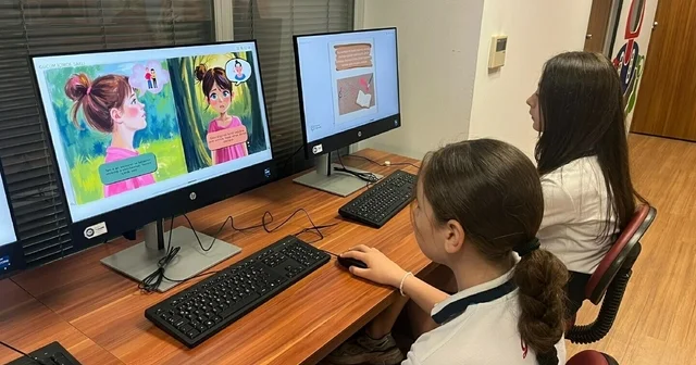 Öğrenciler hayallerini öyküye dönüştürdü; yapay zekayla renkli görsel oluştu İzmir Haberleri