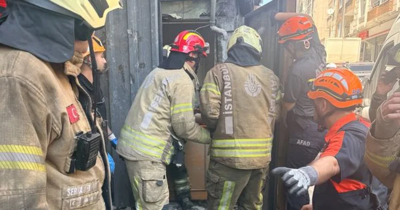 Küçükçekmece de kentsel dönüşüm kazası: 1 ölü, 2 yaralı Son dakika haberleri