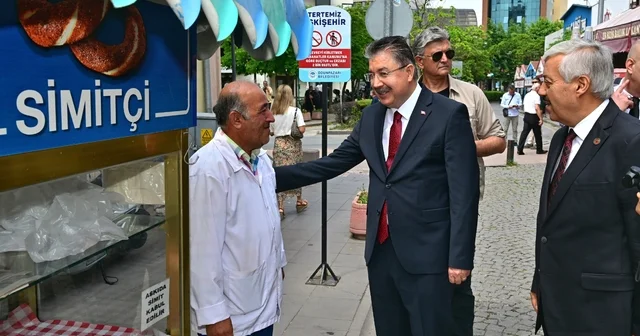 Vali Yılmaz dan esnafa ziyaret Eskişehir Haberleri