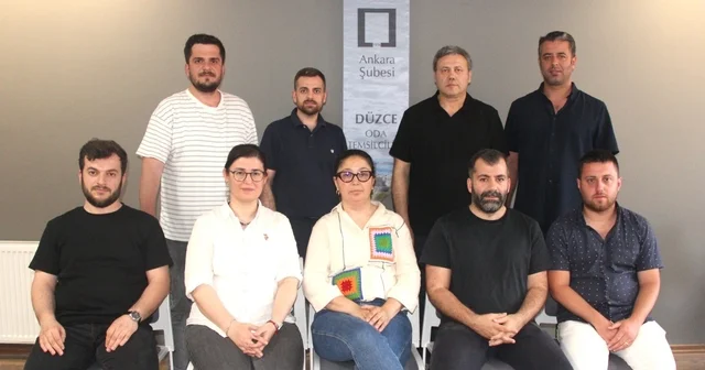 Düzce Mimarlar Odasında görev dağılımı yapıldı Başkan İrfan Dursun Kente katkı sunacağız Düzce Haberleri