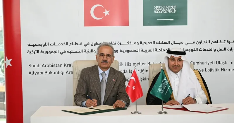 Türkiye den hızlı tren ile gidilebilecek! Suudi Arabistan ile imzalar atıldı