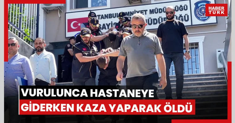 Vurulunca hastaneye giderken kaza yaparak öldü
