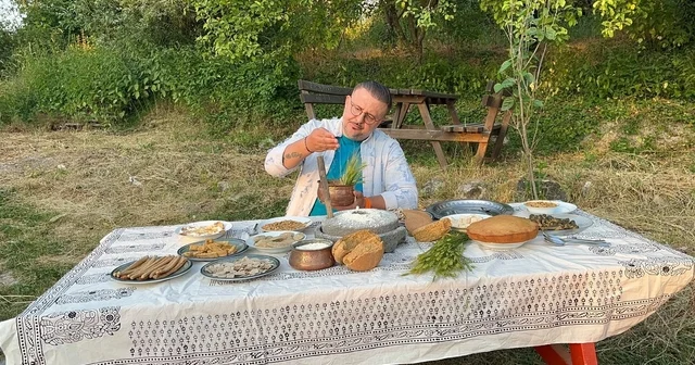 Buz Adam Ötzi nin midesindeki siyezi merak eden ünlü şef, Kastamonu da 12 bin yıllık Hitit buğdayı nı inceledi Kastamonu Haberleri Habertürk Yerel Haberler