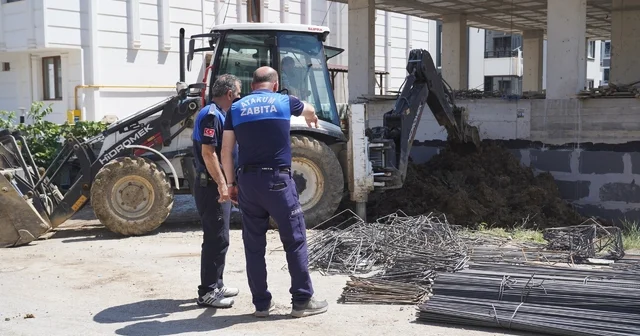 Atakum da kurallara uymayan inşaat firmalarına uyarı Samsun Haberleri Habertürk Yerel Haberler