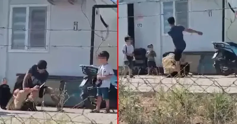 Ayrılmak isteyen eşini döven şüpheli tutuklandı