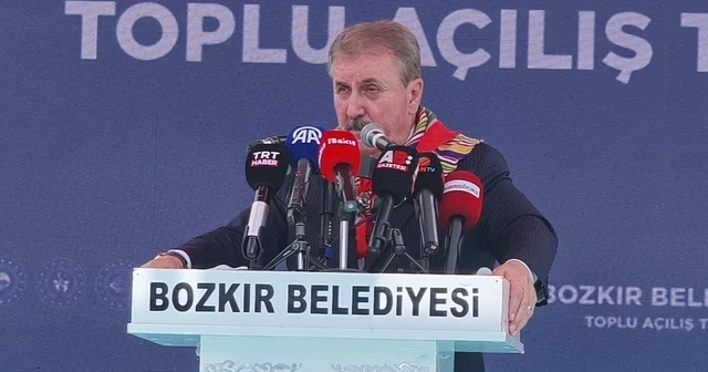 BBP Genel Başkanı Destici, Bozkır da toplu açılış törenine katıldı Konya Haberleri Habertürk Yerel Haberler