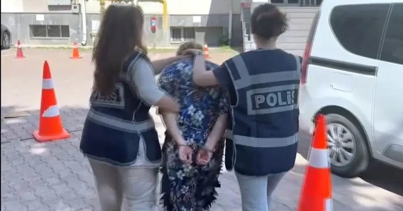 80 yıl kesinleşmiş cezası bulunan kadın polisten kaçamadı