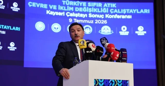 Vali Çiçek: Yeşil Mutabakat ve sıfır atıkla ilgili çalışmalar bizim şehrimiz için hayati önemdedir Türkiye Sıfır Atık Çevre ve İklim Değişikliği Çalıştayı Sonuç Konferansı gerçekleştirildi Kayseri Haberleri Habertürk Yerel Haberler