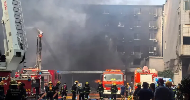 Çin de ayakkabı fabrikasında yangın: 28 ölü