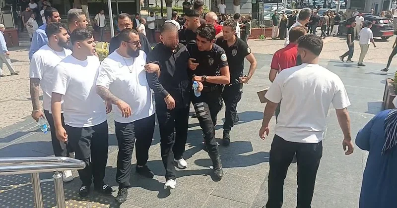 Bursa Adliyesi nde duruşma kavgaya dönüştü: 1 polis yaralı, 5 gözaltı
