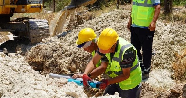 Seydikemer Gölbent te İçme Suyu Altyapısı yenileniyor Muğla Haberleri Habertürk Yerel Haberler