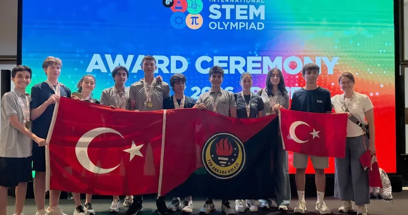 TED Ankara Koleji öğrencileri STEM Olimpiyatları’nda derece elde etti