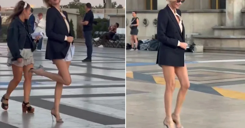 Paris te Charlize Theron rüzgarı! Süper mini şortuyla yıllara meydan okudu