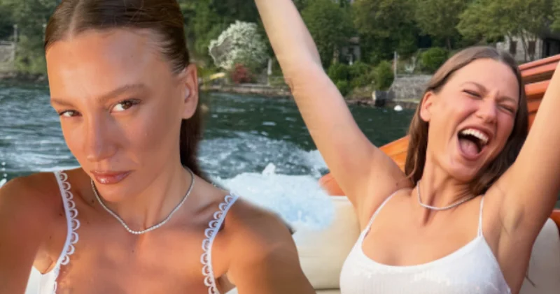 Serenay Sarıkaya dan İtalya pozları