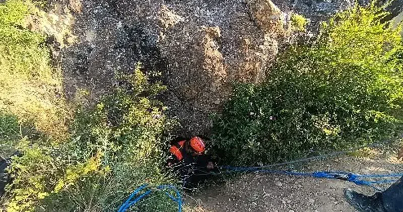 Define aramak için girdiği mağarada kayboldu; 5 gözaltı