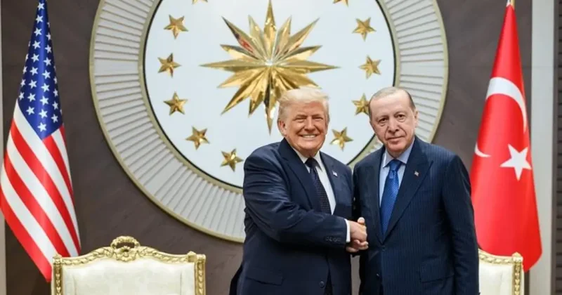 Beyaz Saray, Trump ile Cumhurbaşkanı Erdoğan’ın fotoğrafını paylaştı