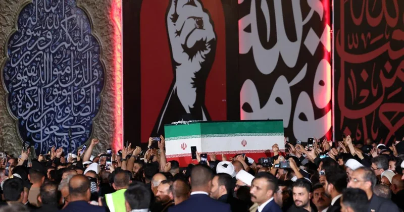 Hamaney in naaşı Kerbela ya getirildi: Katılanların sayısı şok etti
