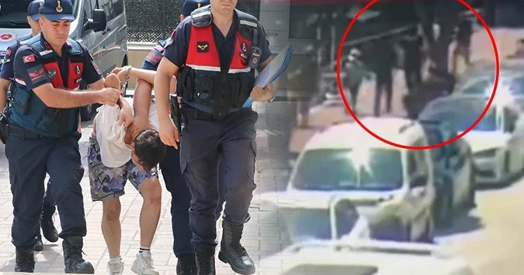 Alanya da bilgisayar oyunu sahnesi gibi olay! İçinde çocuk olan aracı kaçırıp terör estirdi