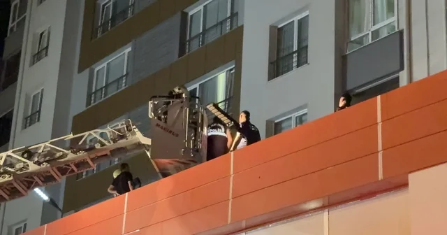 Kayseri de 13. katta yangın: Balkondan düşen ev sahibi hayatını kaybetti Kayseri Haberleri Habertürk Yerel Haberler