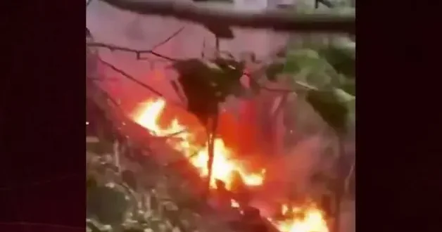 Brezilya da turistleri taşıyan helikopter düştü