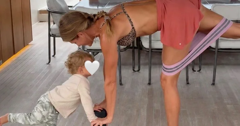 Gisele Bündchen bebeğiyle egzersiz yaptı