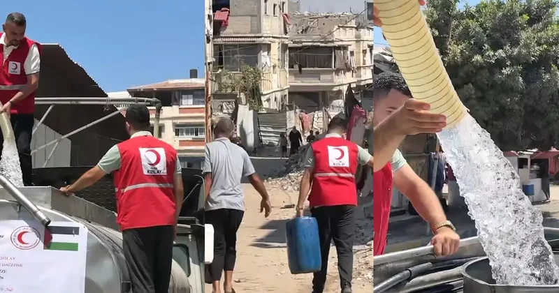 Türk Kızılay, Gazze de salgın hastalıklara karşı hijyen seferberliği başlattı