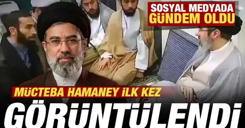 İran dini lideri Mücteba Hamaney ilk kez görüntülendi! Sosyal medyada gündem oldu