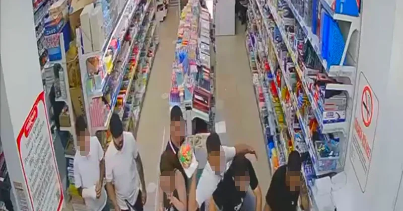 Kırtasiyeye Saldırı: Güvenlik Kamerasında Anbean Kaydedildi