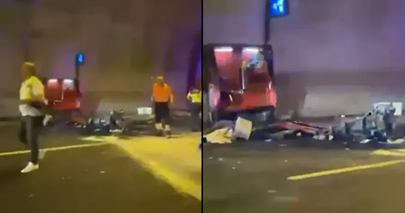 Kuzey Marmara Otoyolu nda hafif ticari araç tünel duvarına çarptı: 3 ölü, 1 yaralı