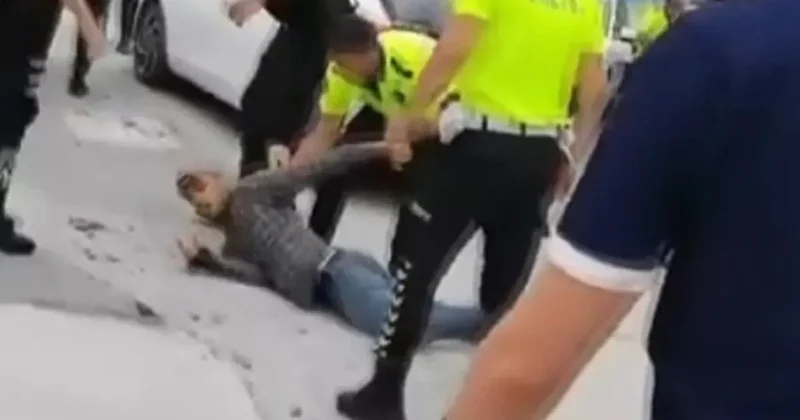 Fatih te polise bıçaklı saldırı: Şüpheli işte böyle etkisiz hale getirildi!