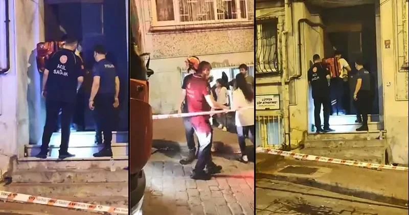 Beyoğlu’nda vatandaşların kötü koku ihbarı yaptığı evde ceset bulundu