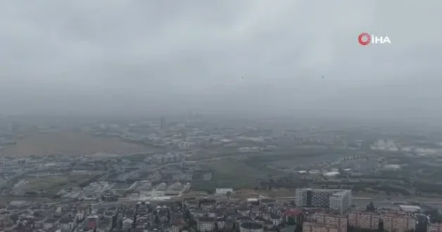 İstanbul’da yaz günü kış havası: Leylekler göç yolunda