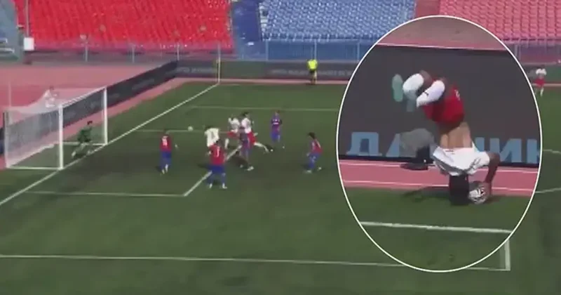 İranlı futbolcu Nader Mohammadi nin taklalı taç atışı inanılmaz asist oldu Fanatik Spor Haberleri Video