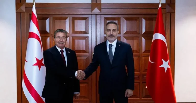KKTC Başbakanı Üstel’den Bakan Fidan’a teşekkür