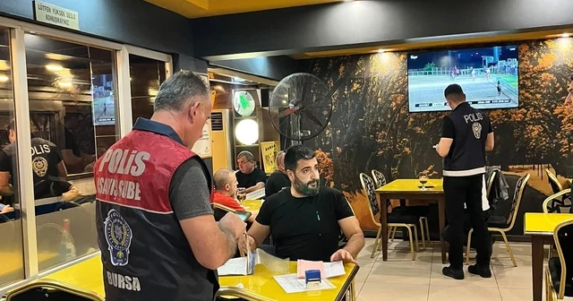 İnegöl de polis kuş uçurtmadı, bin 412 kişi sorgulandı Bursa Haberleri Habertürk Yerel Haberler