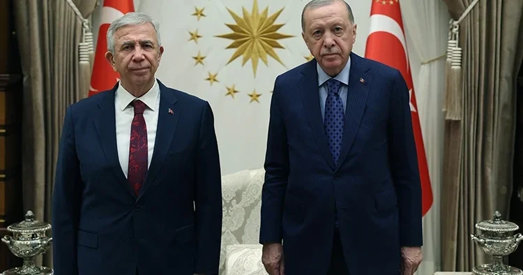Cumhurbaşkanı Erdoğan Mansur Yavaş ı kabul etti