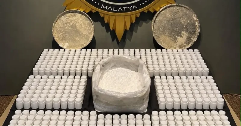 Malatya’da sentetik ecza operasyonu: 2 gözaltı