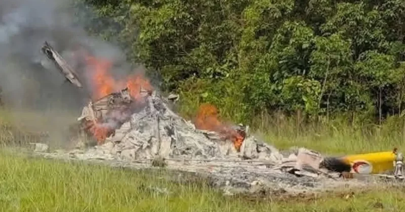 Malezya da helikopter düştü, kurtulan olmadı