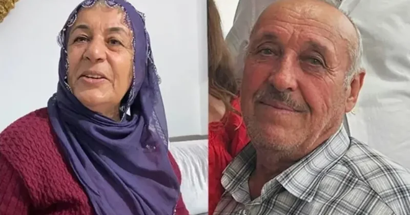 Yaşlı çift alevler arasında can verdi