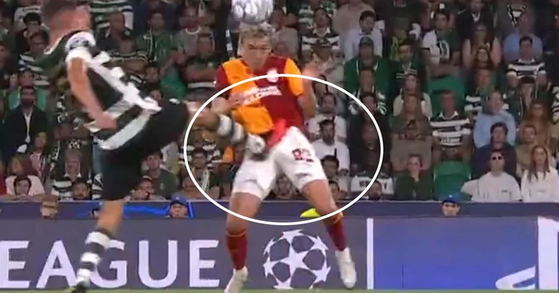 Galatasaray, Sporting karşısında kırmızı kart bekledi