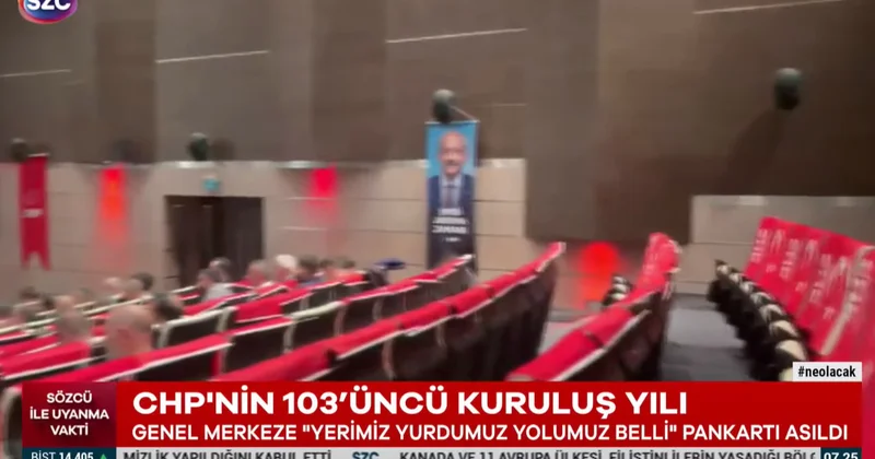 Kılıçdaroğlu boş salona konuştu: Yıl dönümü mesajında tek isim yok! Sözcü Gazetesi