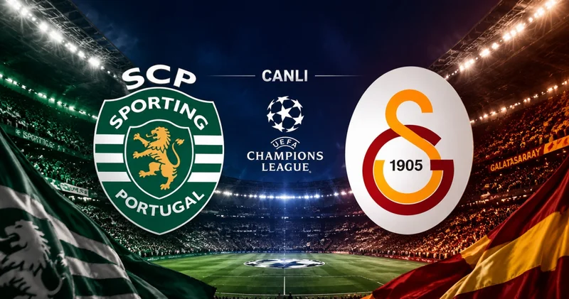 Sporting Lizbon Galatasaray maçı ne zaman, saat kaçta, hangi kanalda? Sporting Lizbon Galatasaray maçı TRT 1 canlı izle ekranı