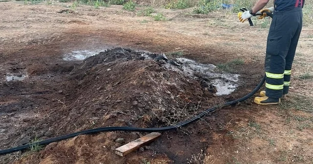 Talaş fabrikasında elektrik kutusundan yangın çıktı Bolu Haberleri Habertürk Yerel Haberler