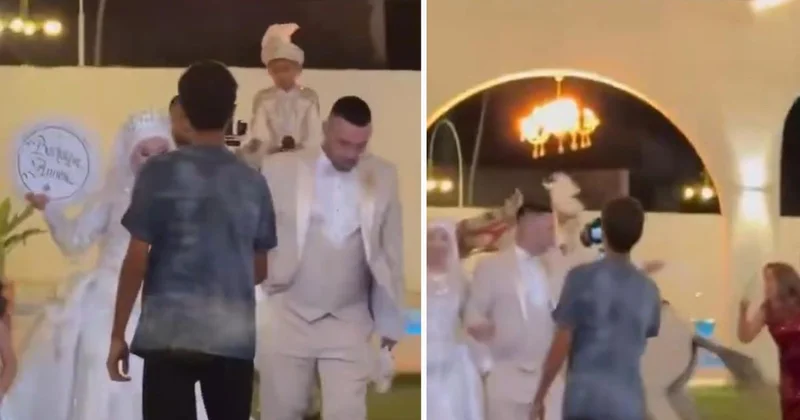 At, sünnet çocuğunu üzerinden attı
