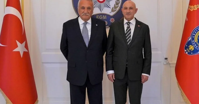 Ankara da dikkat çeken buluşma! Mehmet Ağar, Emniyet Müdürü Yüksek i ziyaret etti