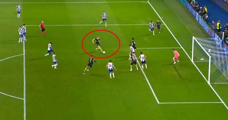 Haaland dan Şampiyonlar Ligi ne müthiş başlangıç! Porto yu tek başına yıktı
