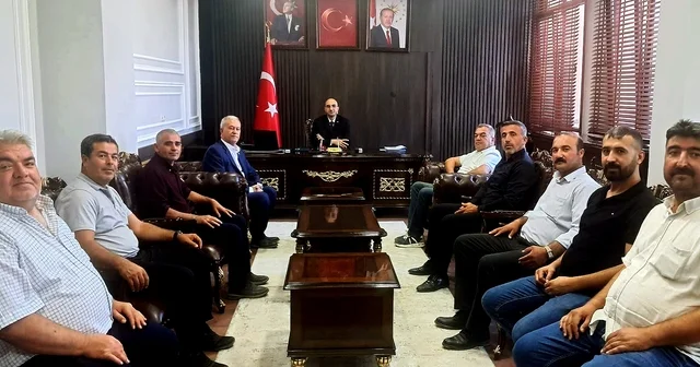 Altun dan, Kaymakam Ceylan a hayırlı olsun ziyareti Gaziantep Haberleri Habertürk Yerel Haberler