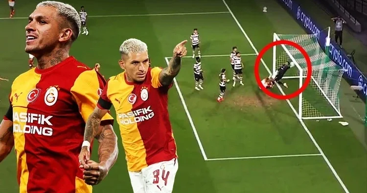 Lizbon da ilginç gol: Torreira için bir ilk! Şut sonrası herkes hakeme baktı...