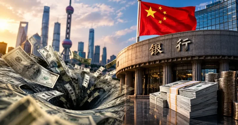 Çin bankaları 54 milyar doları yuttu!