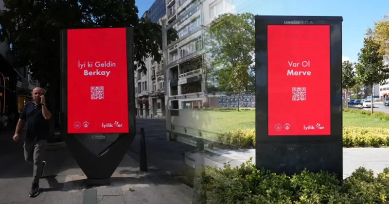 81 ildeki billboardlarda yer alan QR kodlu mesajlar merak uyandırdı